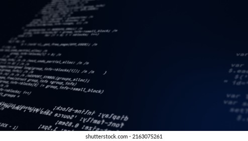 Image of blue lines over data processing. digital interface and data processing concept digitally generated image.