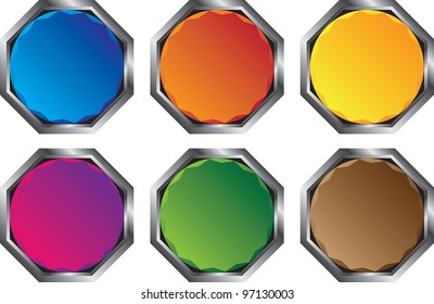 3,873 Octagon button Stock Illustrations, Images & Vectors | Shutterstock