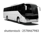 An image of a Bus isolated on a white background