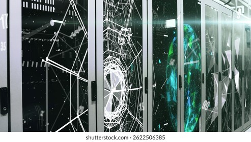 Image of connections, data processing over computer servers. global computing, data processing and digital interface concept digitally generated image. - Powered by Shutterstock - Get 15% off with code: PIKWIZARD15