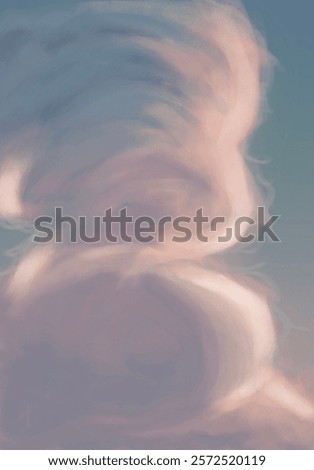 Similar – Image, Stock Photo A dreamlike depiction of sunflowers under a dramatic sky ablaze with red and purple hues at dusk