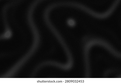 The image depicts a deep, dark space scene with faint, luminous orbs floating in the void. The orbs vary in brightness and size, casting an ethereal glow against the predominantly black backdrop. The composition evokes a sense of solitude and cosmic mystery, emphasizing the stark contrast between light and darkness in the infinite expanse of the universe.