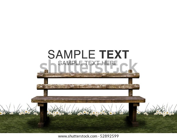 Image Fairy Tale Cg Bench Stock Illustration