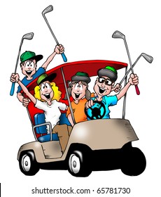 495 Family golf cart Images, Stock Photos & Vectors | Shutterstock