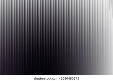 The image features a dramatic gradient of vertical lines, transitioning from dark to light, creating depth and visual intrigue. The modern aesthetic is captivating and stylish.