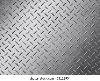 Image of a grungy diamond plate texture.