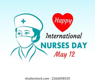 Image illustration Happy International Nurses Day poster - Powered by Shutterstock