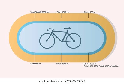 Image Illustration Indoor Cycling Track