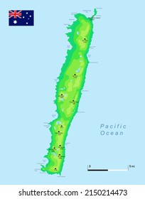 Image Illustration Macquarie Island (Australia) Map