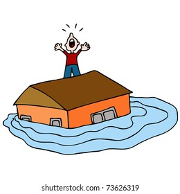 House Flood Cartoon Images, Stock Photos & Vectors | Shutterstock