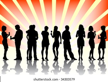 32,669 Silhouette people bar Images, Stock Photos & Vectors | Shutterstock