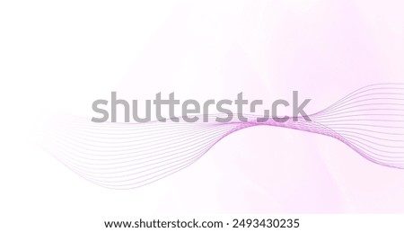 Image of network of connections with data transfer over pastel pink and white background. Global connections, computing and data processing concept digitally generated image.
