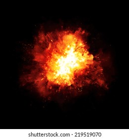 An Image Of A Nice Fire Explosion