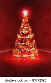An image of a nice red christmas background