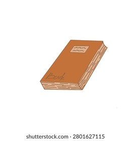 Image of a notebook with a simple cover 