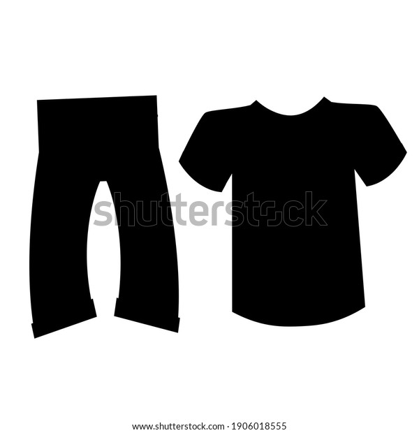 image of pants and shirt icon
