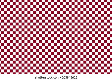 Red White Checkered Pattern Background Vector Stock Vector (Royalty ...