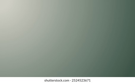 The image presents a gradient background transitioning from a light gray to a deep green hue. It has a subtle, earthy tone with a smooth, seamless blend between the colors.