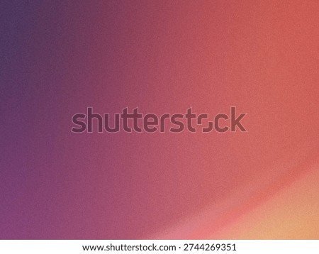 The image presents a visually striking gradient background that seamlessly transitions from deep purple at the top left to vibrant orange at the bottom right. The gradient is smooth and even, with no discernible lines or edges, creating a sense of depth and dimensionality. The colors are rich and saturated, with the purple tone gradually giving way to pink and then orange, evoking a sense of warmth and energy. The overall effect is one of dynamic movement and visual interest, making the image a compelling backdrop for a variety of applications. The gradient's subtle texture adds a layer of complexity to the design, preventing it from feeling too flat or two-dimensional. The image's simplicity belies its potential impact, as the bold colors and smooth gradient make it an effective tool for capturing the viewer's attention.