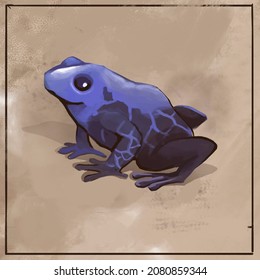 image purple frog
