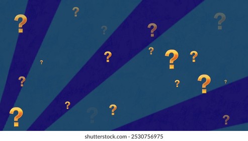 Image of question marks over national mentoring month. Global education and digital interface concept digitally generated image. - Powered by Shutterstock