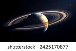 an image representing the mysterious rings of Saturn