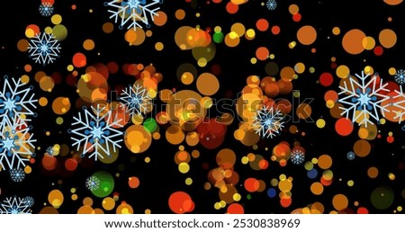 Similar – Image, Stock Photo Intricate ice patterns over golden soil texture