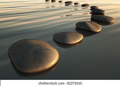 Zen Stones Water High Res Stock Images Shutterstock