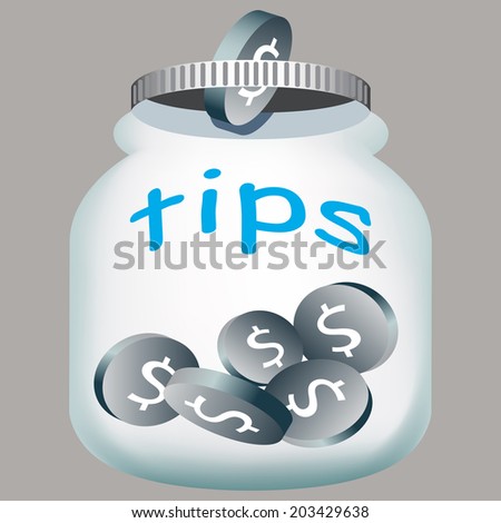 An image of a tip jar.