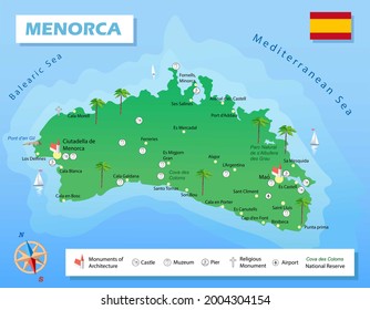 466 Menorca map Images, Stock Photos & Vectors | Shutterstock