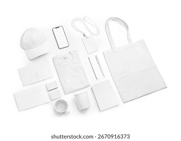 An image of a Visual identity isolated on a white background