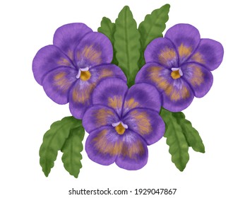 すみれの花 のイラスト素材 画像 ベクター画像 Shutterstock