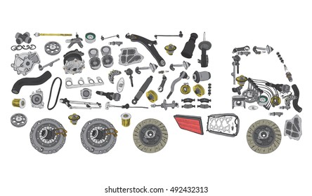 Images Truck Assembled From Auto Spare Parts