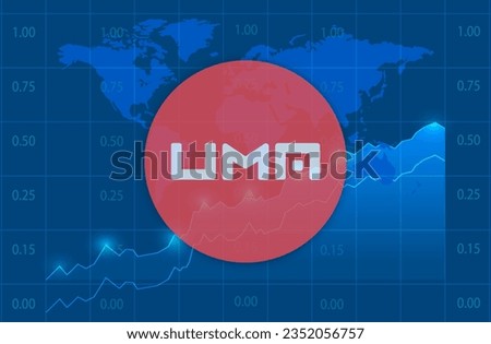 Images of uma virtual currency. 3d illustrations. Foto stock © 