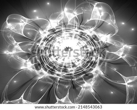 Image, Stock Photo Into The Sun. Daisy Meadow