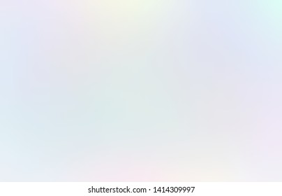Imgination bright light subtle background abstract. Pastel blue pink lilac iridescent pattern transition. Delicate interactive holographic texture.