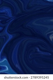 An immersive abstract design dominated by rich ultramarine and deep ocean-blue tones, featuring sweeping currents and spiral formations reminiscent of underwater whirlpools and powerful marine movements. The layered textures create depth similar to viewing ocean currents from above, while subtle highlights add dimension and motion throughout the composition. The image conveys mystery, calmness, strength, and exploration, making it highly suitable for marine-themed projects, corporate branding, wellness campaigns, technology interfaces, luxury publications, and modern interior artwork.