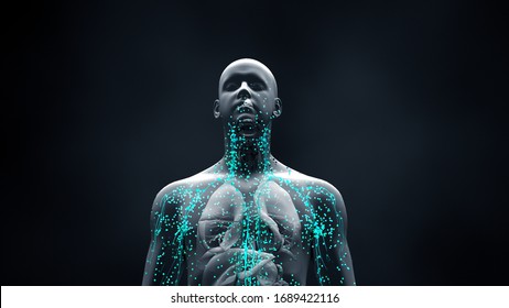 Immune System Defends The Body Against Infections And Diseases 3d Illustration