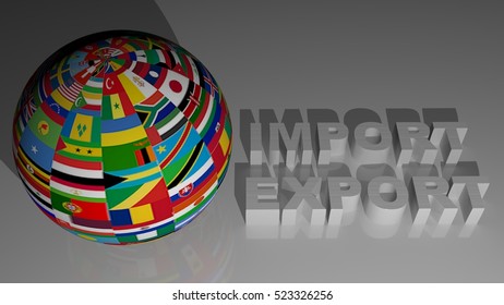 Import Export - 3D rendering