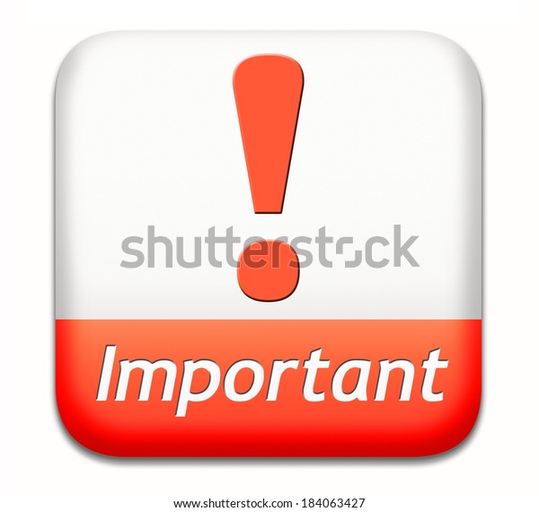 important-information-very-crucial-message-essential-stock-illustration