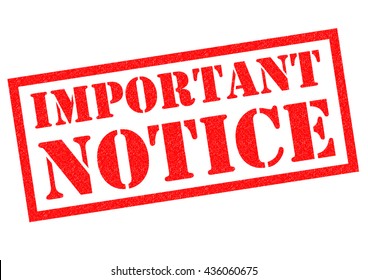 important notice images stock photos vectors shutterstock