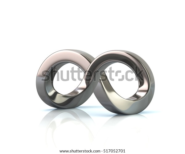 Impossible Infinity Symbol Optical Illusion 3d: ilustrações stock ...