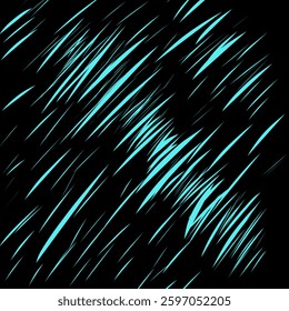 The impression is dynamic and full of intensity, reflecting irregular but interesting movement or strength.