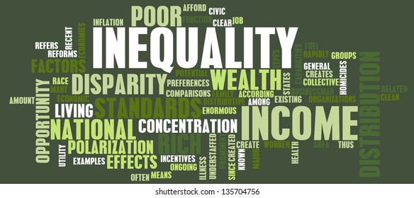 Income Inequality And Wealth Distribution As Art
