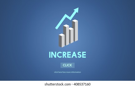 Increase Growth Rise Elevation Enlarge Expansion Concept