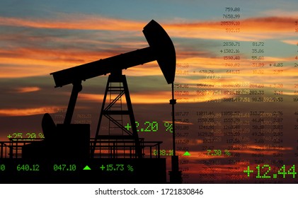 Increasing Price Of Oil, 3d Illustration, Market Rise