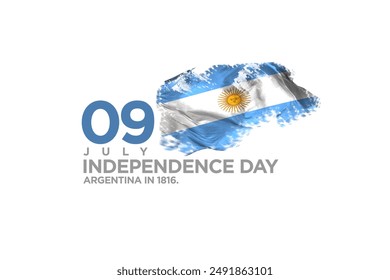 A Independence day of Argentina flag, national day. - Powered by Shutterstock