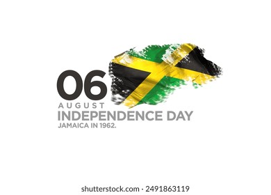 A Independence day of Jamaica flag, national day. - Powered by Shutterstock