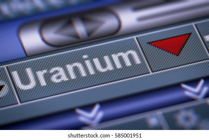 Index Of Uranium On The Screen. Down.