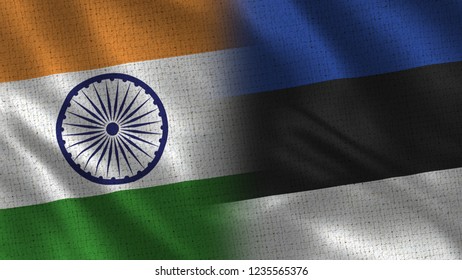 India Botswana 3d Illustration Two Flag Stock Illustration 1235569594 ...